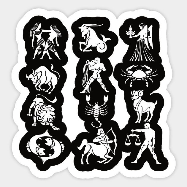 Zodiac Sign Sticker by zackmuse1